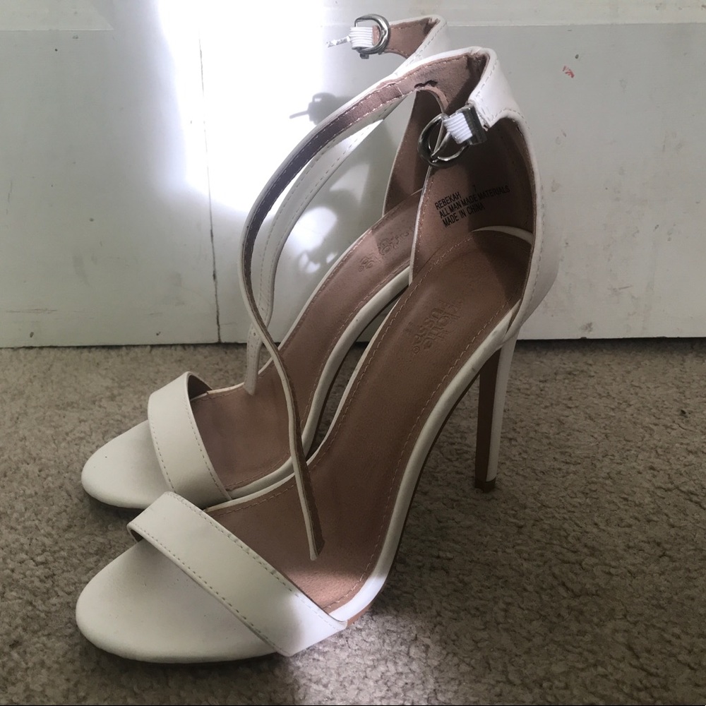 White Charlotte Russe Heels Size 7